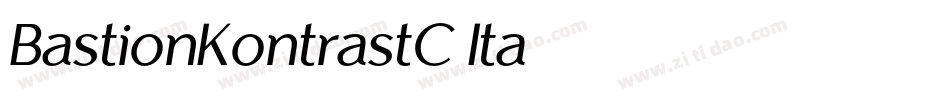 BastionKontrastC Ita字体转换